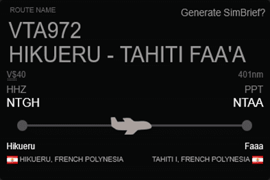 Hikueru-Tahiti